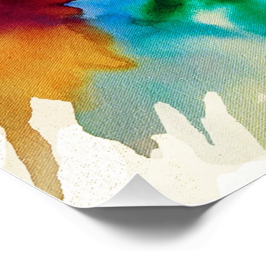 Bogota Skyline Poster (Ecke)