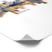 Bogota Skyline Poster (Ecke)