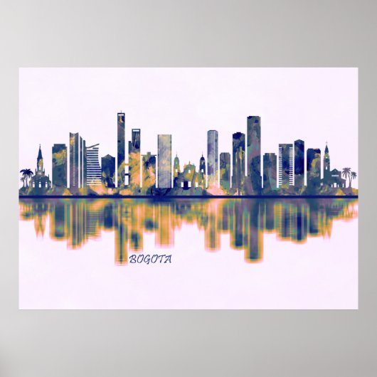Bogota Skyline Poster (Vorne)