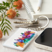 Bogota Skyline Schlüsselanhänger (Vorderseite rechts)