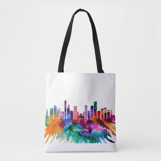 Bogota Skyline Tasche (Vorderseite)