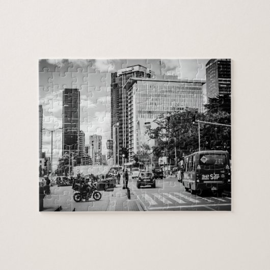 Bogotá, Straßen Kolumbiens Puzzle (Horizontal)