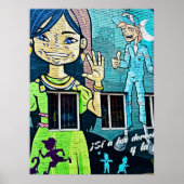 Bogotá Street Art  Poster (Vorne)
