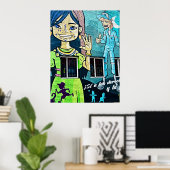 Bogotá Street Art  Poster (Heimbüro)