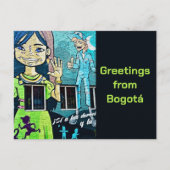 Bogotá Street Art  Postkarte (Vorderseite)