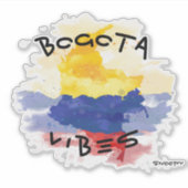 Bogota vibes Car Aufkleber Colombia croquis (Vorderseite)