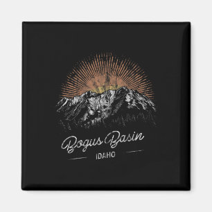 Bogus Basin Berge Idaho Wandern Outdoor Vintag Magnet