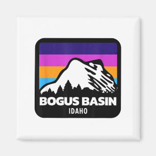 Bogus Basin Idaho Skifahren Snowboarden Berge Magnet