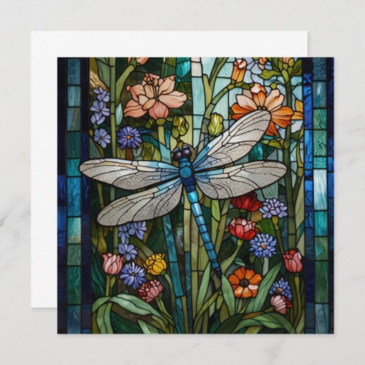 Bohblütenglas Einladung (Vorne/Hinten)