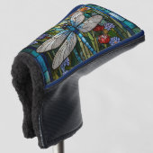 Bohblütenglas Golf Headcover (3/4 Vorderseite)