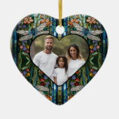 Bohblütenglas Keramik Ornament (Vorne)