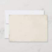 Boheamian Peacock Feather Elegante Aquamarine Hoch Dankeskarte (Rückseite)