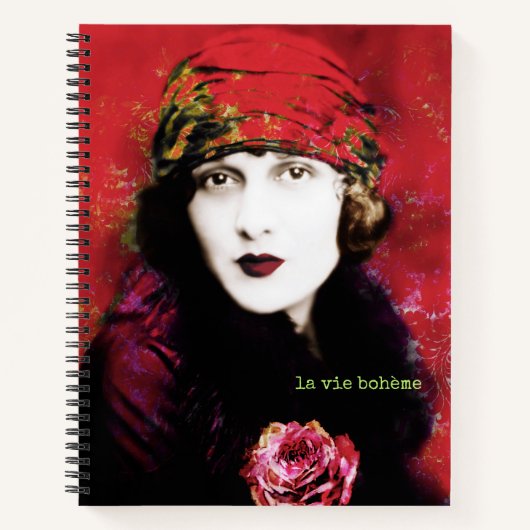 Boheme Art Notebook Notizbuch (Vorderseite)