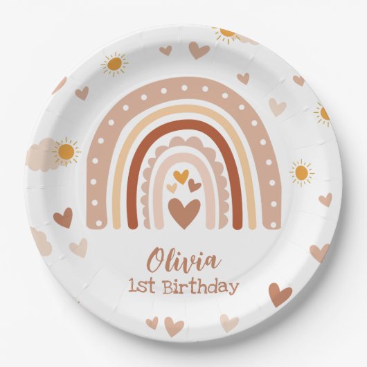 Boheme - Geburtstagskind Pappteller (Vorderseite)