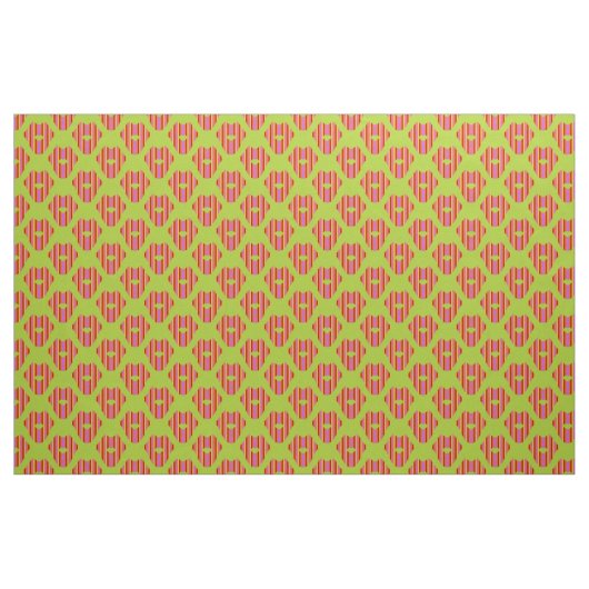 Boheme Lips on Green Stoff (Fat Quarter (45,7 x 55,9 cm))