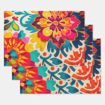 BOHEMIA 3 Blätter mit wunderschöner GIF-Verpackung