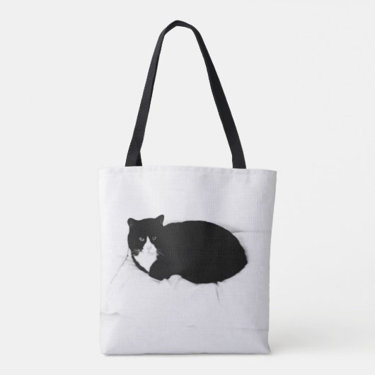 Bohemia Cat Tote Bag Tasche (Rückseite)