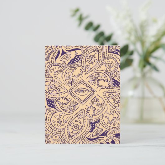 Bohemia Persian Postkarte (Stehend Vorderseite)