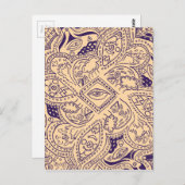 Bohemia Persian Postkarte (Vorne/Hinten)