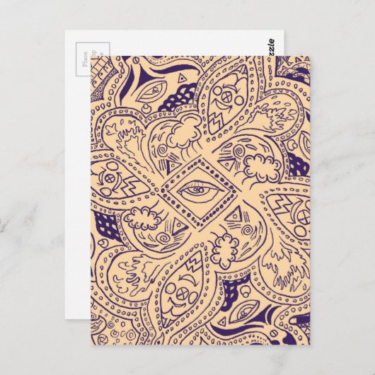 Bohemia Persian Postkarte (Vorne/Hinten)