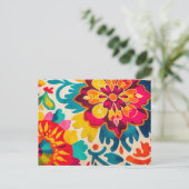 BOHEMIA Postcard - lebendiges boho-Design Postkarte (Stehend Vorderseite)