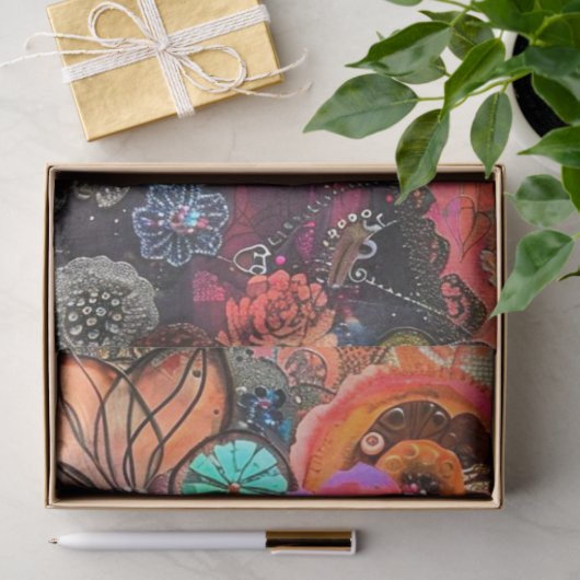 Bohemia Tapestry Hippie Decoupage Seidenpapier (Geschenk)