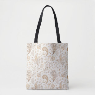 Bohemiam Boho Creme Weißer Weihnachten Tasche