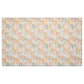 Bohemian arch fish scale painted pattern stoff (Fat Quarter (45,7 x 55,9 cm))