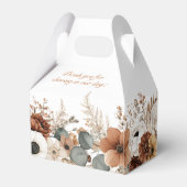 Bohemian Autumn Dried Flowers Geschenkschachtel (Rückseite)