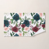 Bohemian Blumen Badhandtuch Set (Handtuch)
