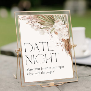 Bohemian Blumen & Federn Date-Night Poster