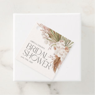 Bohemian Blumen & Federn Dusche Geschenkanhänger