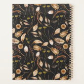 Bohemian-Blumen-Monogramm Planer (Rückseite)
