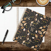 Bohemian-Blumen-Monogramm Planer