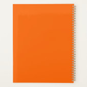  Bohemian boho floral colorful whimsical Planer (Rückseite)