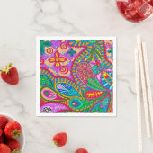 Bohemian Boho MOD Muster Serviette (Beispiel)