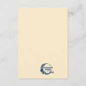 Bohemian, botanical style Enclosure Begleitkarte (Rückseite)