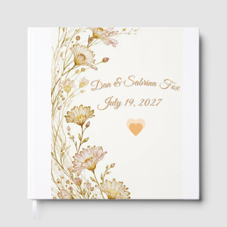 Bohemian, botanical style  gästebuch