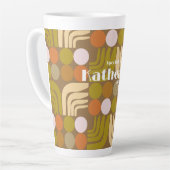 Bohemian Braun Grün Orange Milchtasse (Linke Ecke)