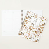 Bohemian Brown & White Floral  Planer (Anzeige)