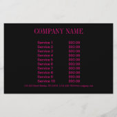 Bohemian-Chakra-Masseurin Yoga Flyer (Hinten)