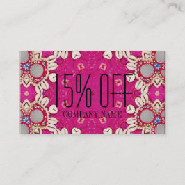 Bohemian-Chakra-Masseurin Yoga Visitenkarte