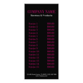 Bohemian-Chakra-Masseurin Yoga Werbekarte (Hinten)