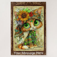 Bohemian charmante Hippie-Katzen