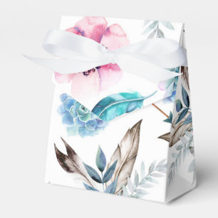 Bohemian Chic Floral Boho Mädchen Geburtstagsfeier Geschenkschachtel