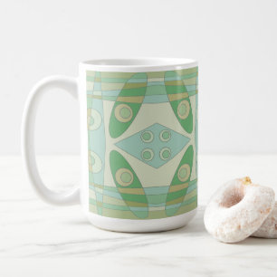 Bohemian Chintz Neue Grüne Olive Kaffeetasse