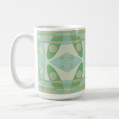 Bohemian Chintz Neue Grüne Olive Kaffeetasse (Links)