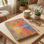 Bohemian colourful floral whimsical Planner Planer