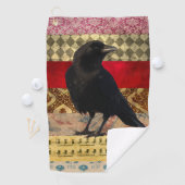 Bohemian Crow Golf Towel Golfhandtuch (Insitu)