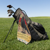 Bohemian Crow Golf Towel Golfhandtuch (Gras)
